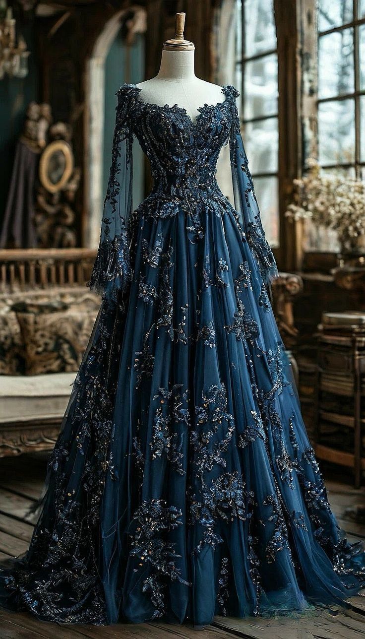 Royal and luxury dress